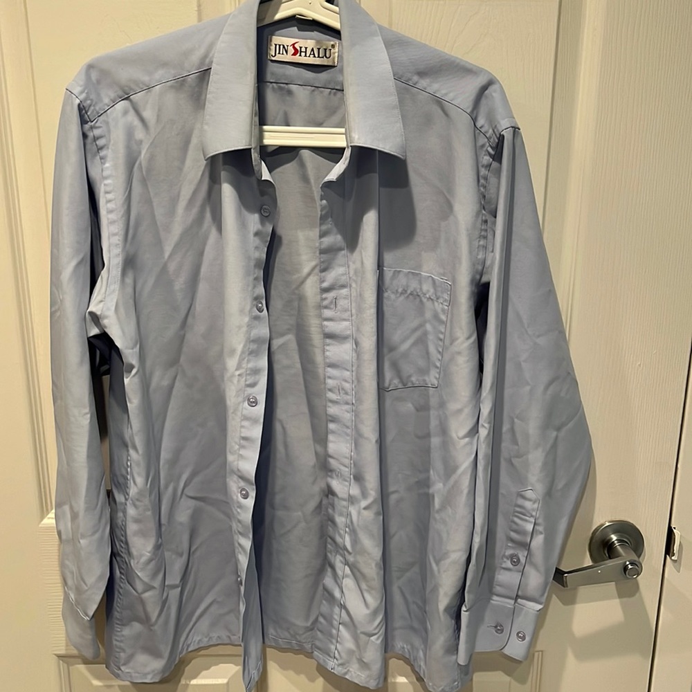 Men blue shirt 170/29 40